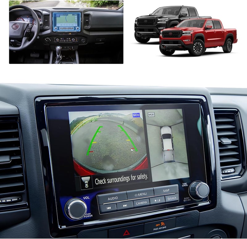 BSTW for 2022 Nissan Frontier Screen Protector for 2022-2024 Frontier S/SV/SL/PRO-4X/PRO-X 8-In Touchscreen Pickup Truck Accessories Anti Glare Tempered Glass Protective Film (Frontier 8/9-In Matte) - Image 2